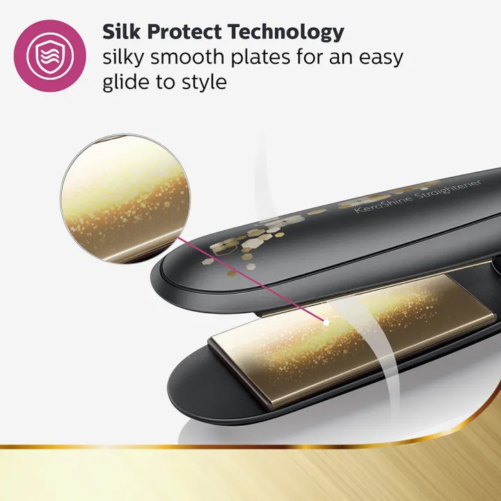 Philips BHS736/00 Instantly Smooths Untamable Hair Straightener for Women