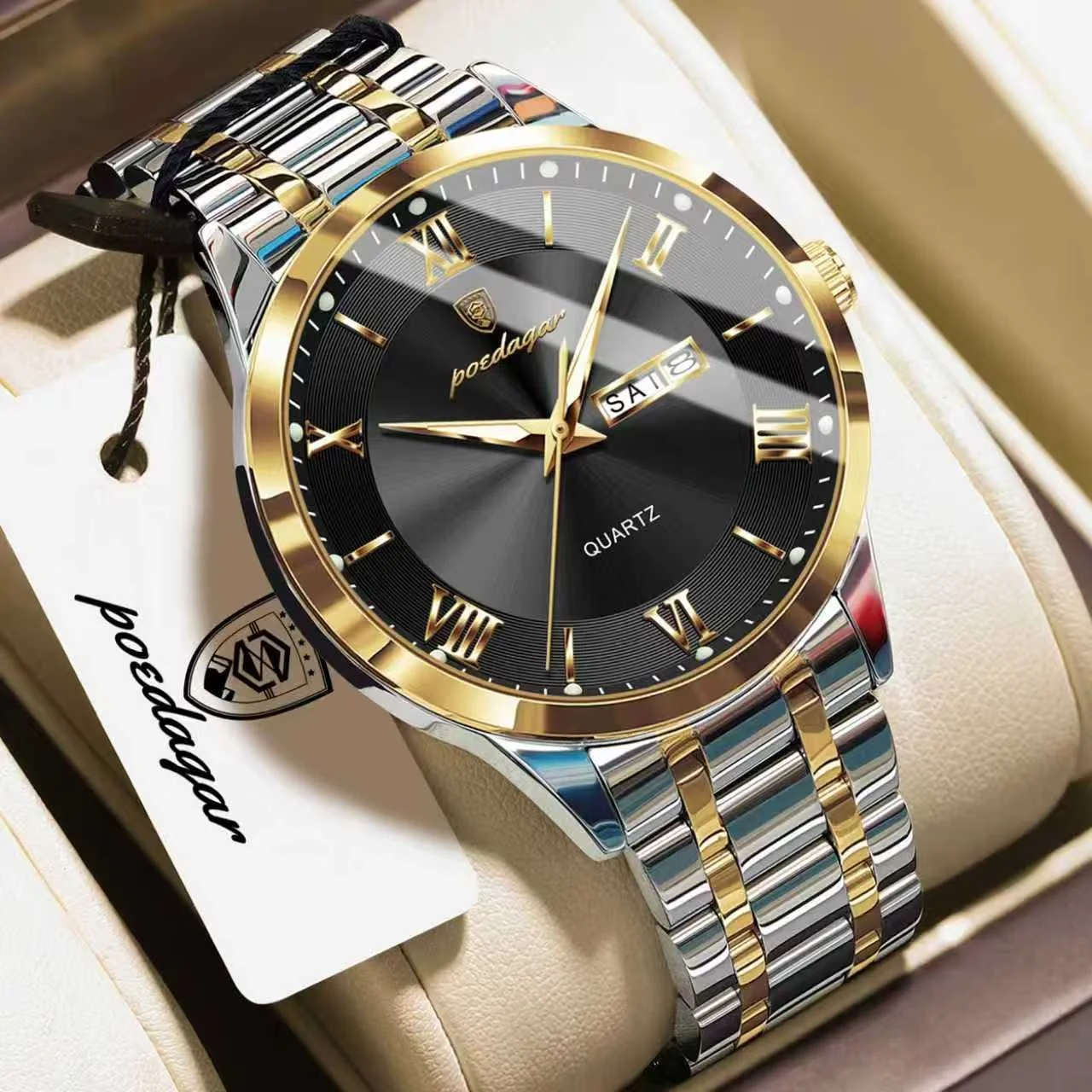 Poedagar 978 Quartz Luxury Men's Watch