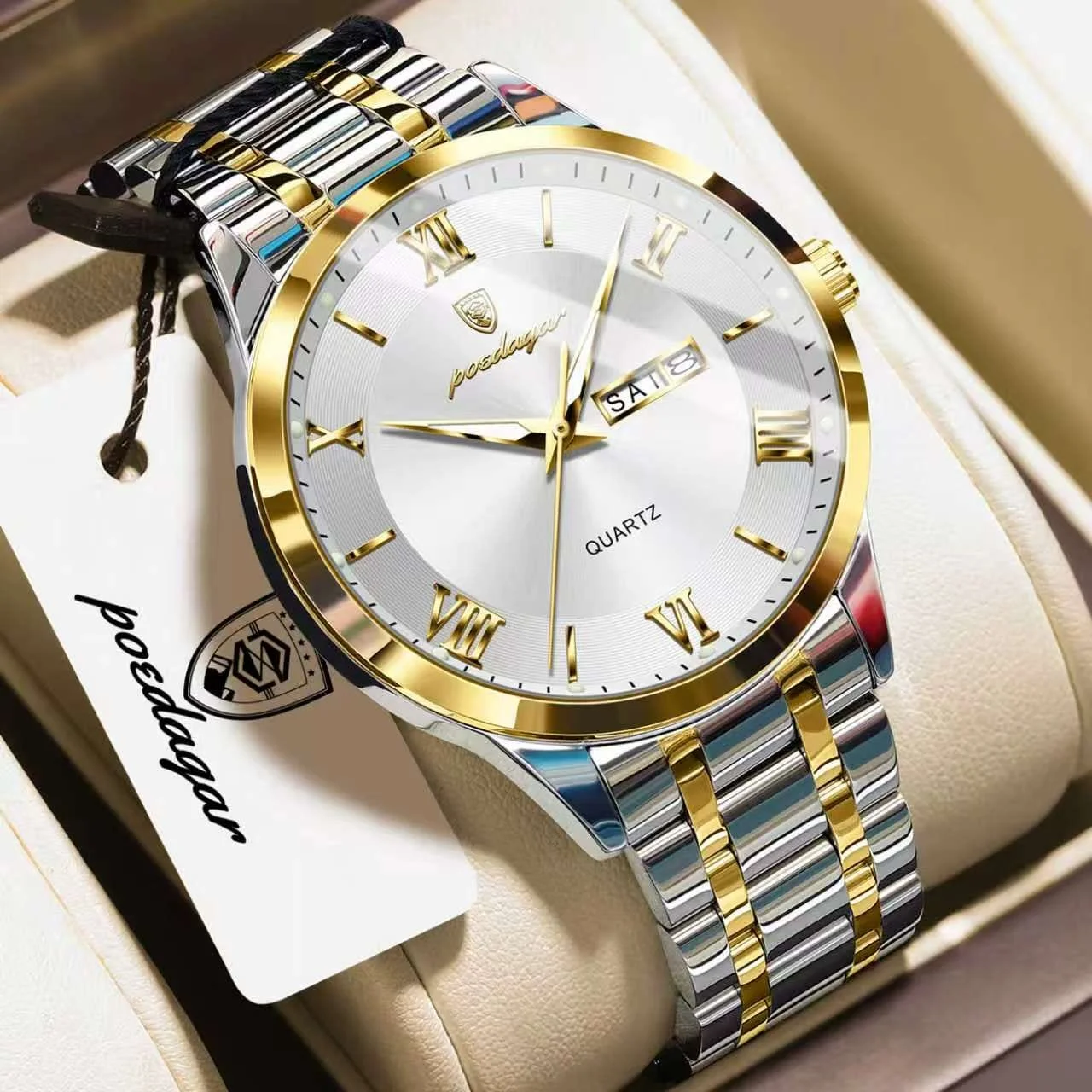 Poedagar 978 Quartz Luxury Men's Watch