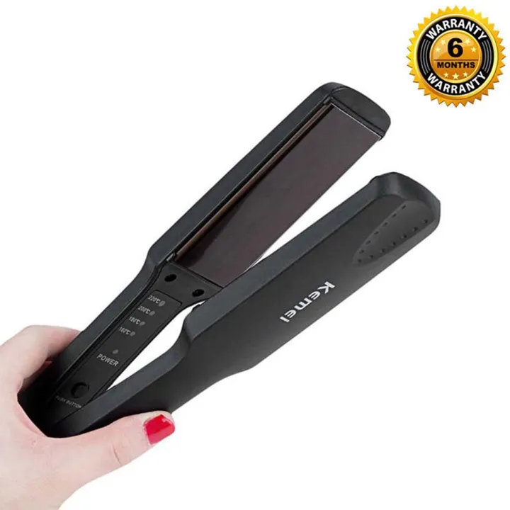 KemeiKM-329 Hair Straightener Black