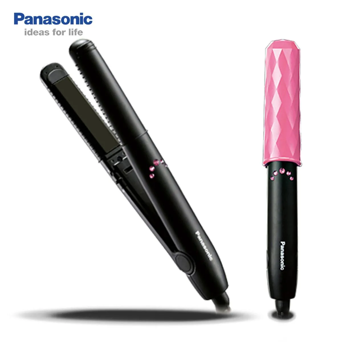 Panasonic EH-HV11 Compact Hair Straightener and Curler for Women