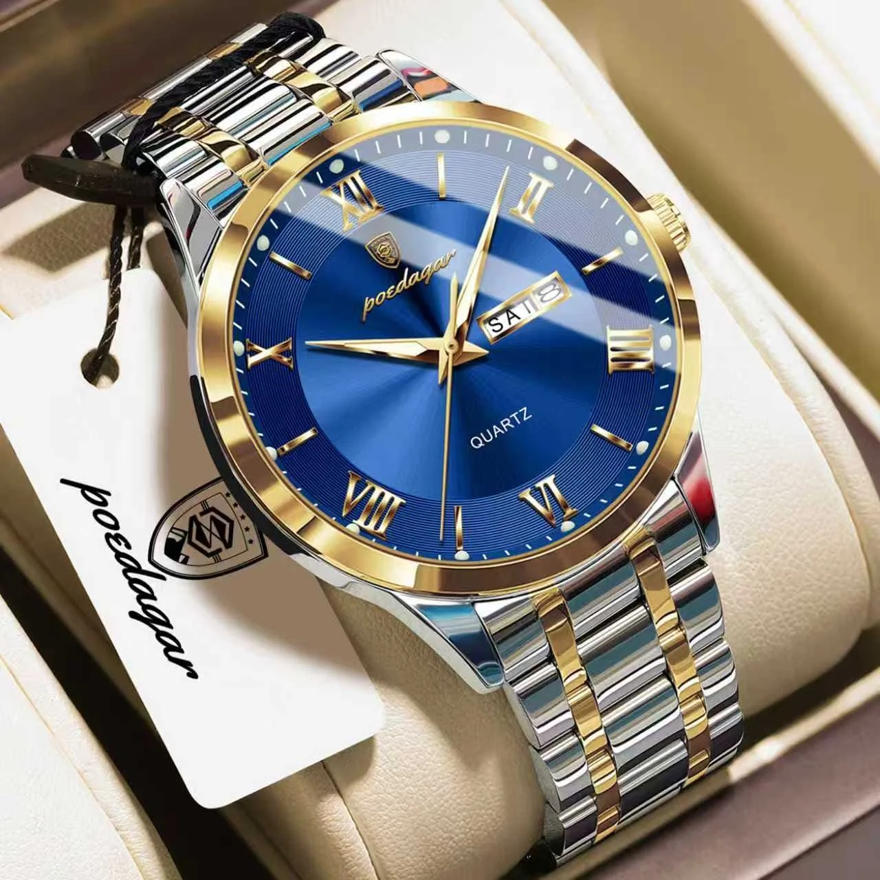 Poedagar 978 Quartz Luxury Men's Watch