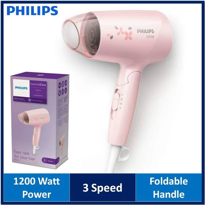 Philips BHC010/00 Essential Care DryCare Hair Dryer for Women
