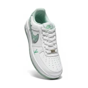 Men’s White Green Luxury Sneakers