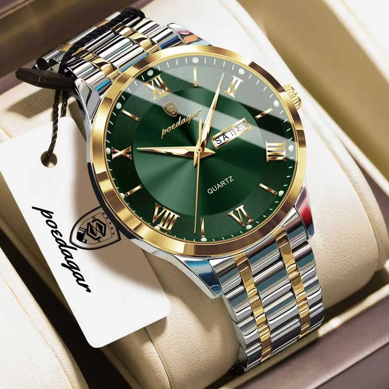 Poedagar 978 Quartz Luxury Men's Watch