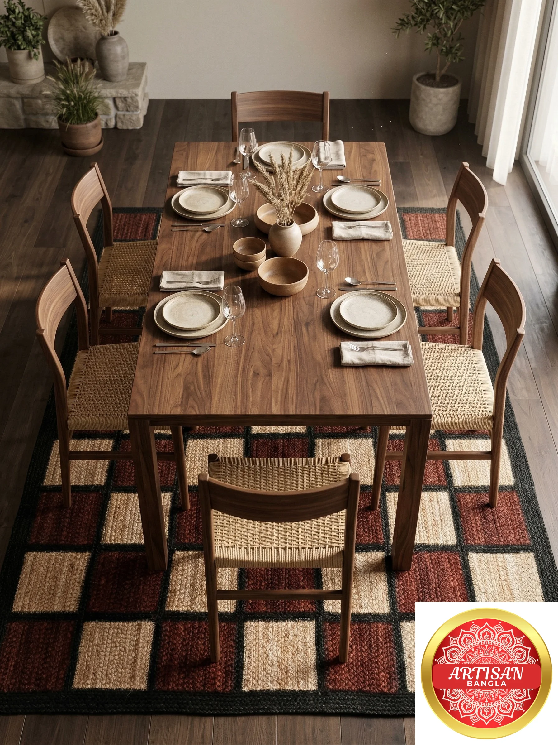 Artisan Made Jute Carpet