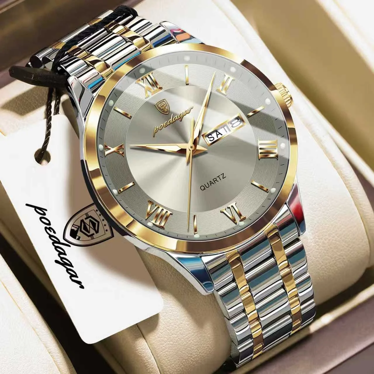 Poedagar 978 Quartz Luxury Men's Watch