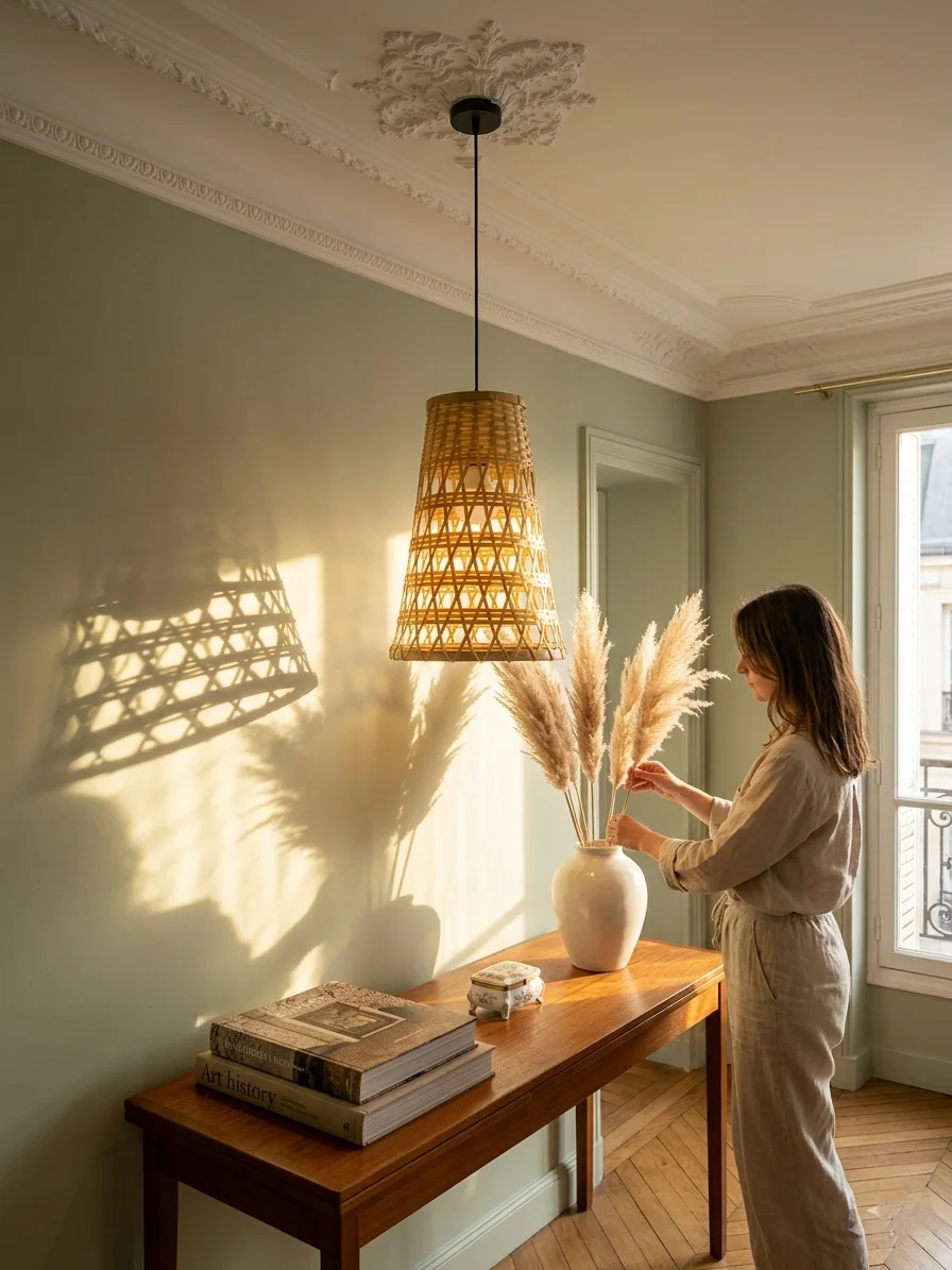 Artisan Bamboo Lamp Shade