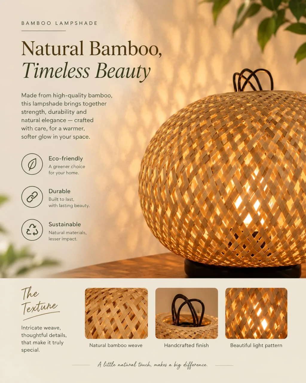 Bamboo Lampshade