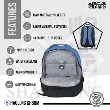 SHAOLONG GH88M Backpack with Laptop Part