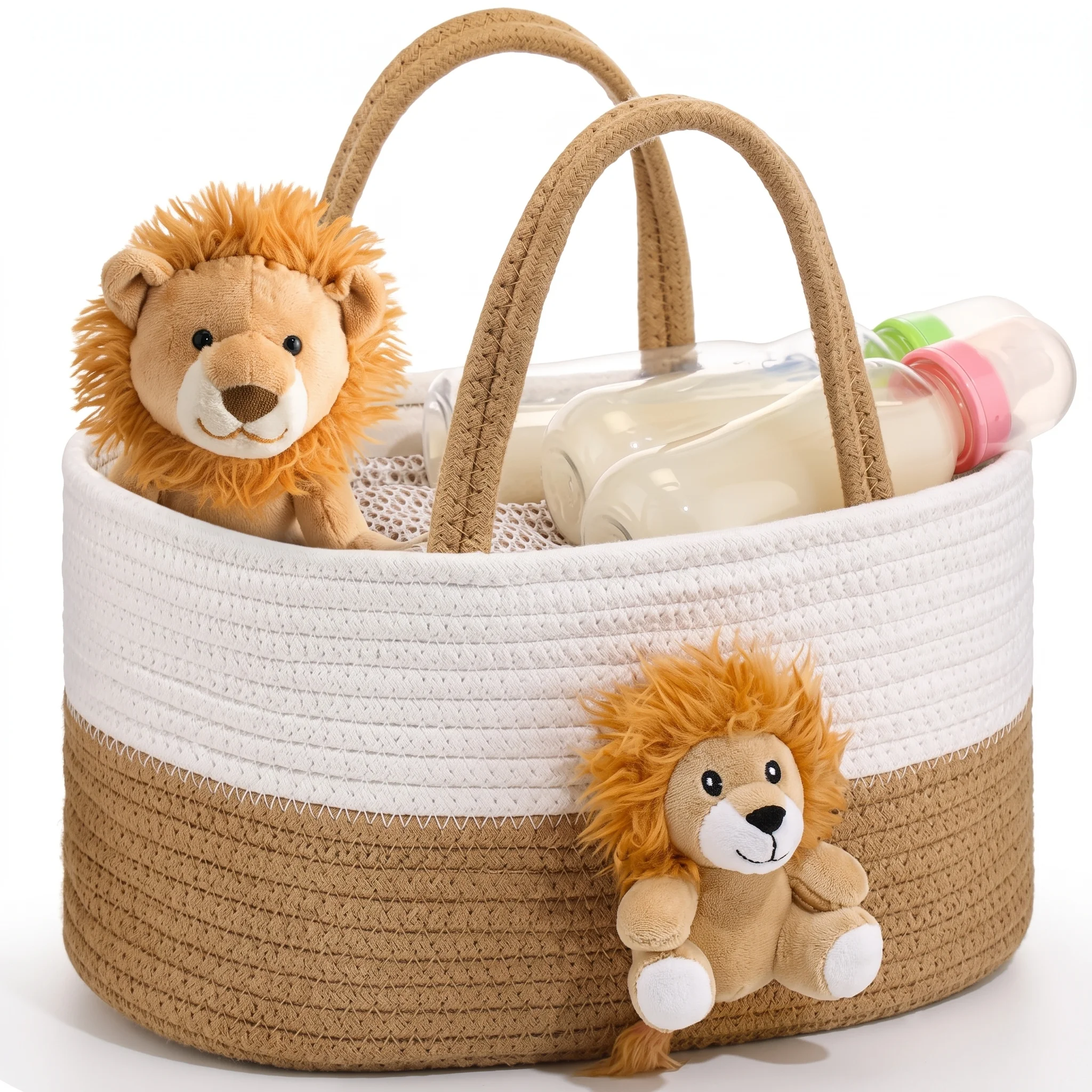 Miscellaneous Items and Toy Storage Basket