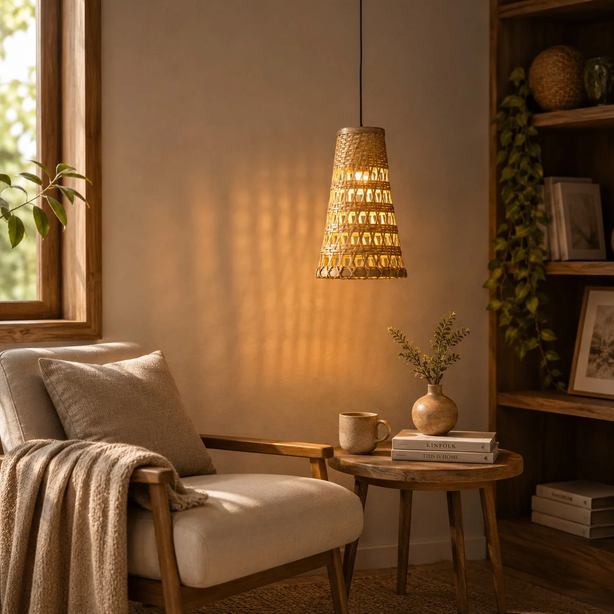 Artisan Bamboo Lamp Shade