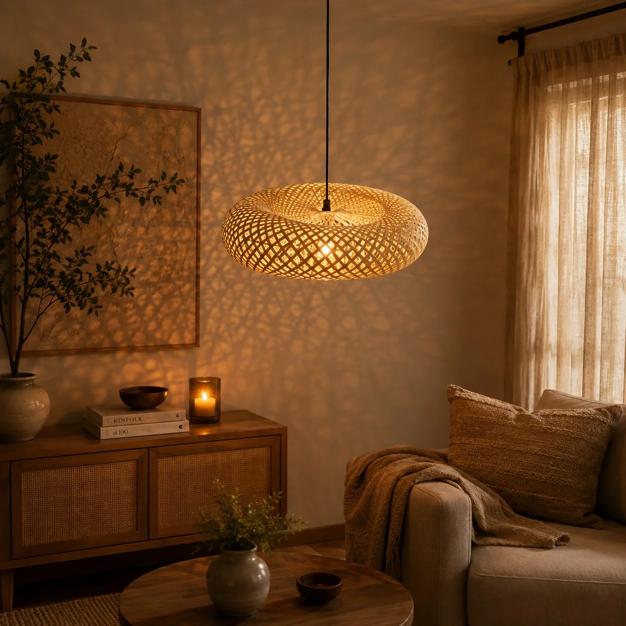 Bamboo Lampshade